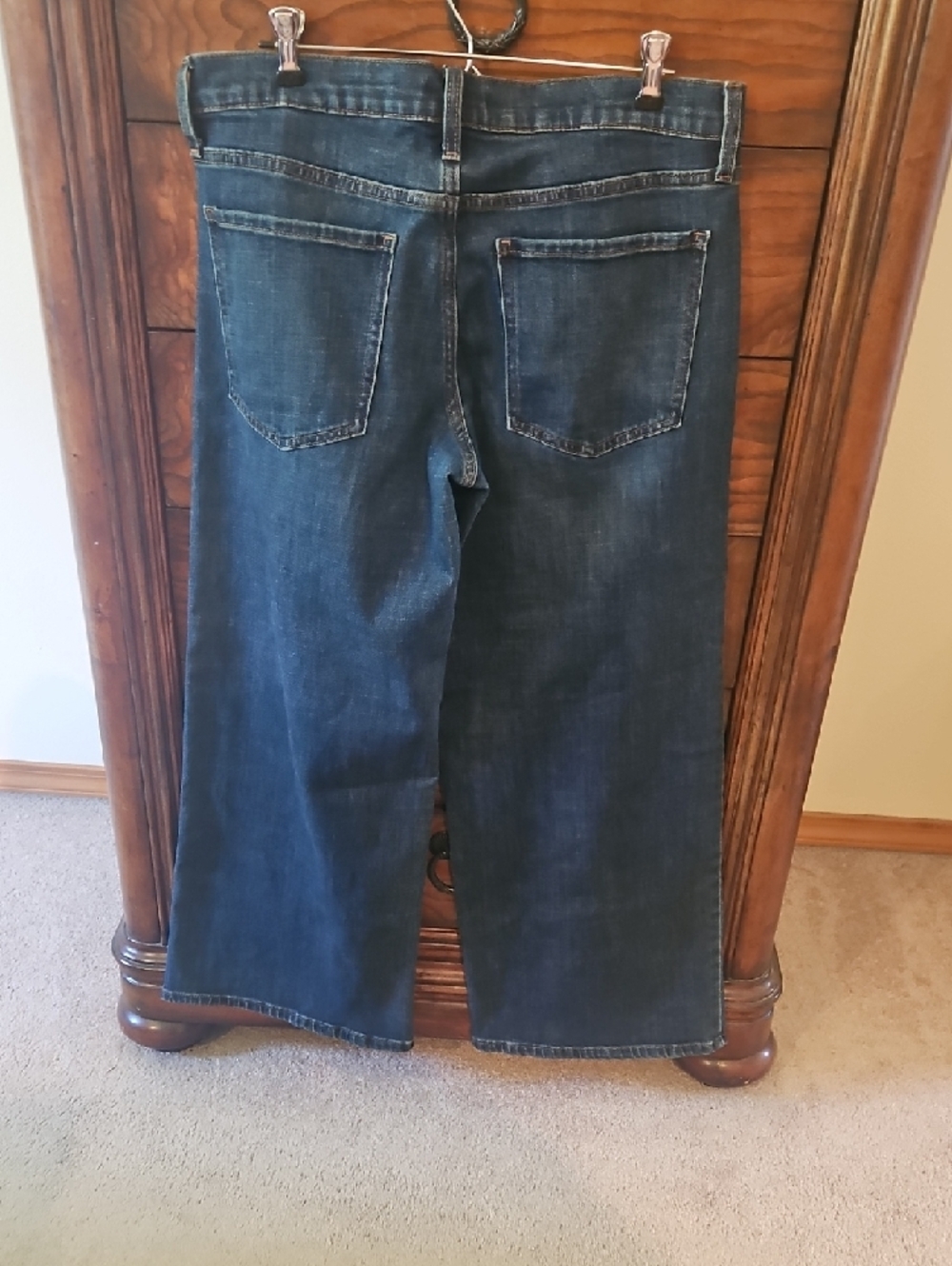 Banana Republic Dark Indigo Wide-Leg Jeans - Picture 3 of 3